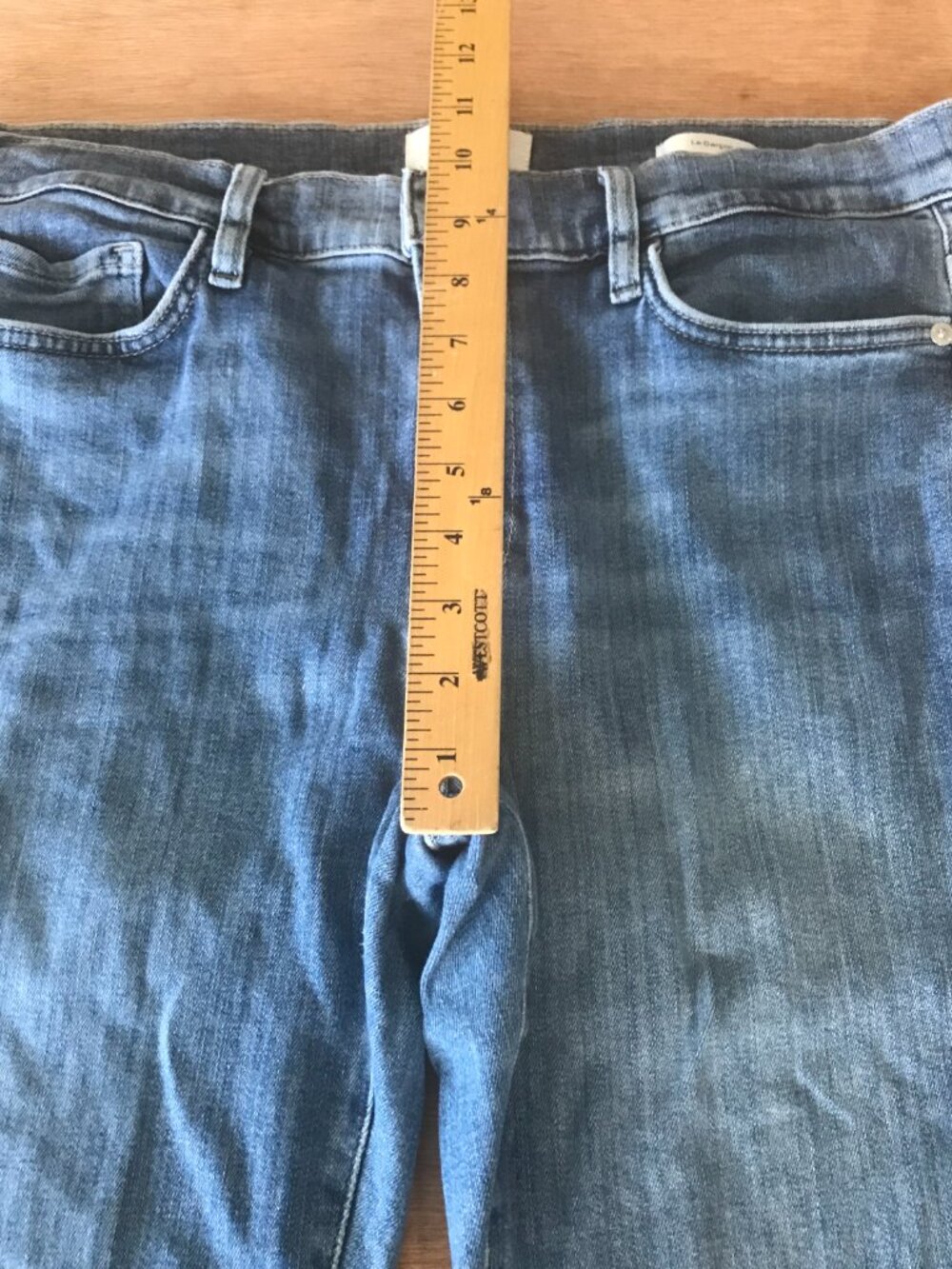 Frame Le Garcon Jeans Women 30 Blue Mid Rise Medium Wash Sculpting Slimming - Picture 9 of 14
